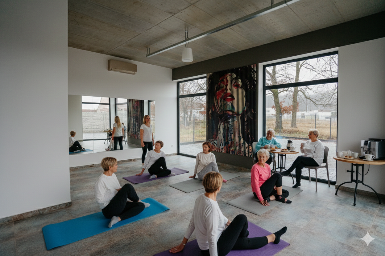 60 plus – Pilates, káva